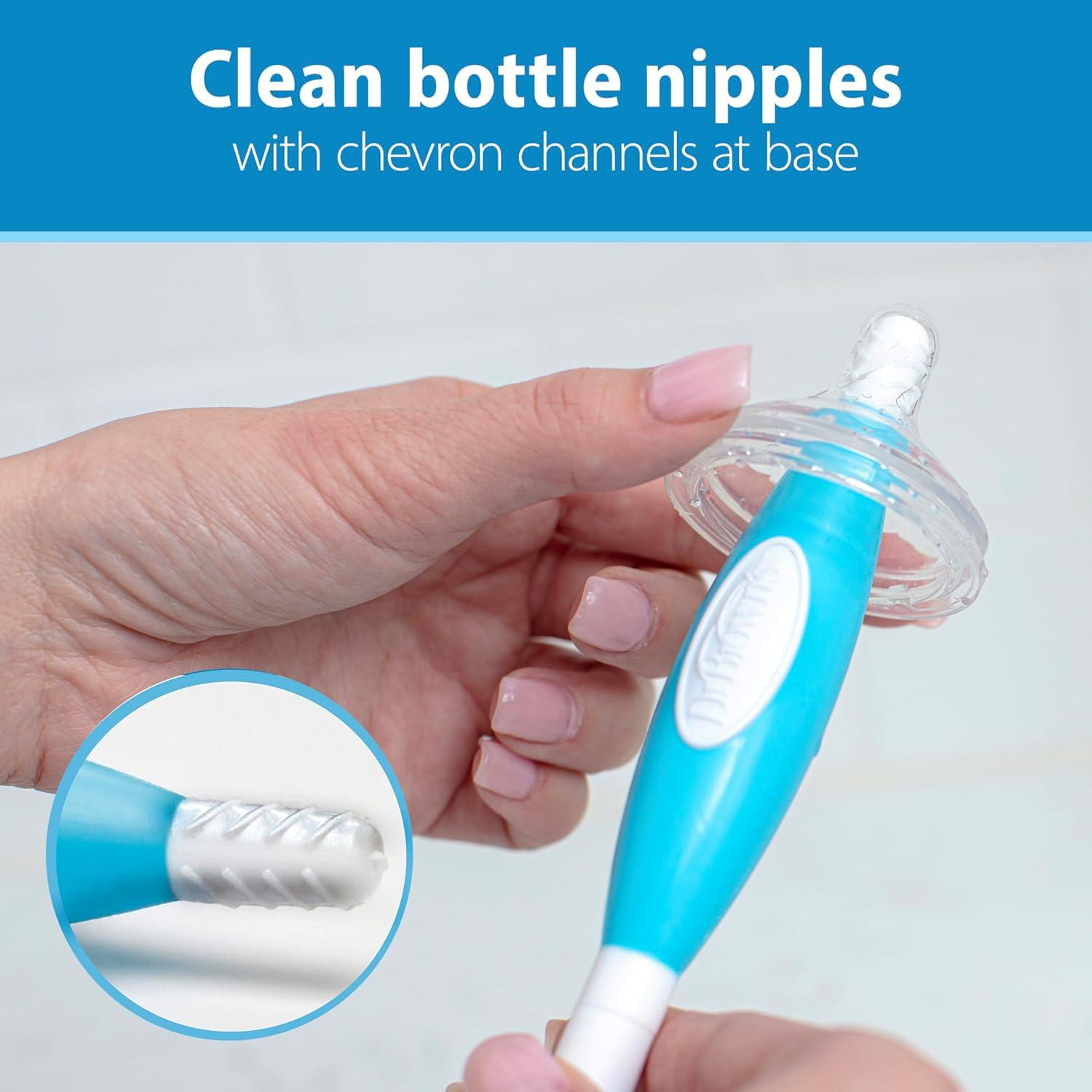 image:imageDr Browns AntiColic Options Narrow Glass Baby Bottle with Level 1 Slow Flow Nipple BPAFree 4 oz120mL 4PackClear Glass