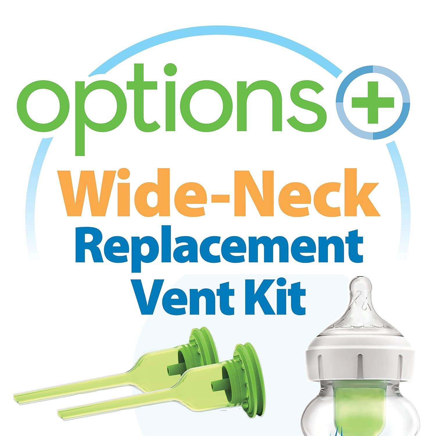 image:imageDr Browns AntiColic Options WideNeck Replacement Vent Kit for 9 oz270 mL Bottles 2 Pack