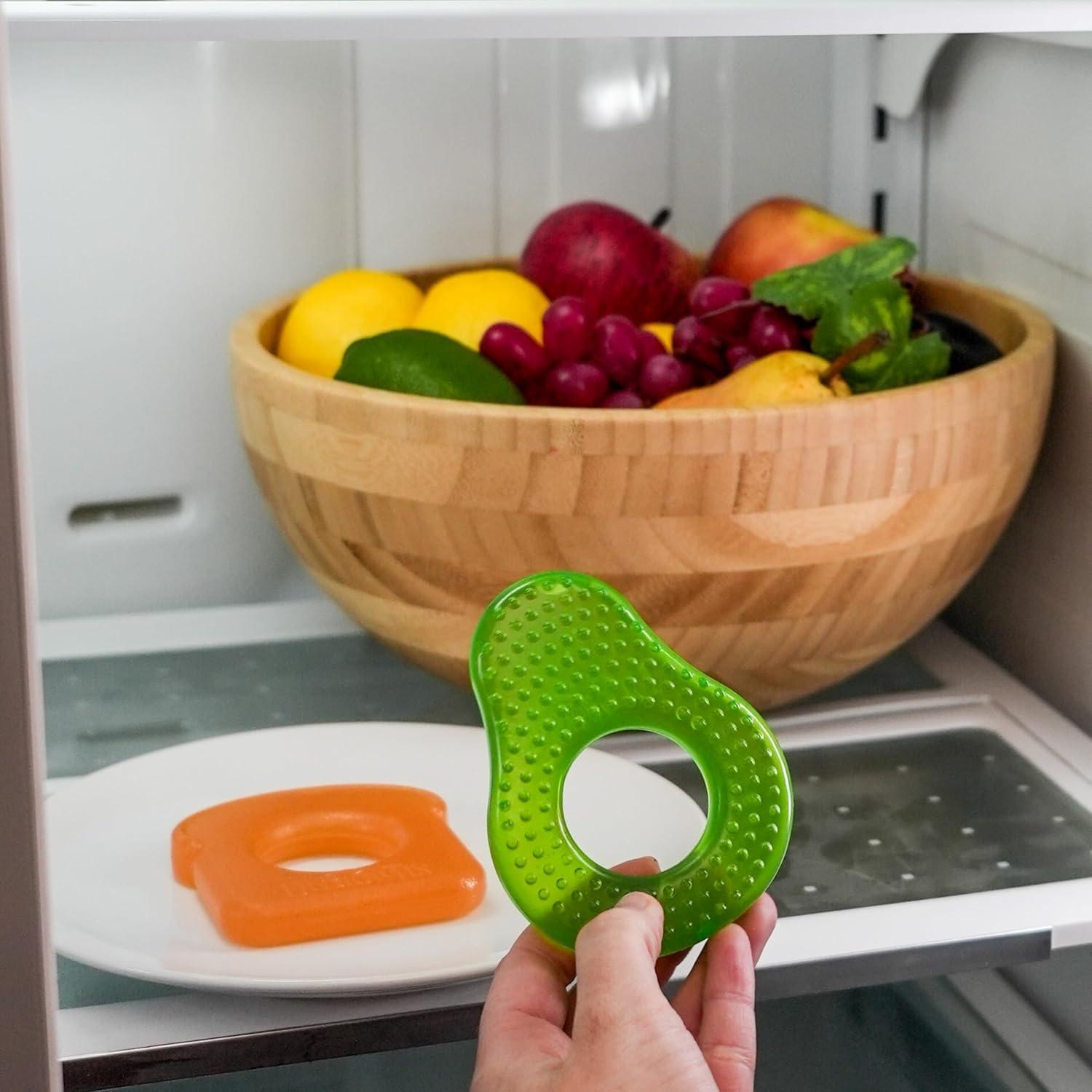 image:imageDr Browns AquaCool WaterFilled Teether Cooling Baby Teether Toy for Sore Gums Green Cactus BPAFree 3m 2PackAvocado Toast