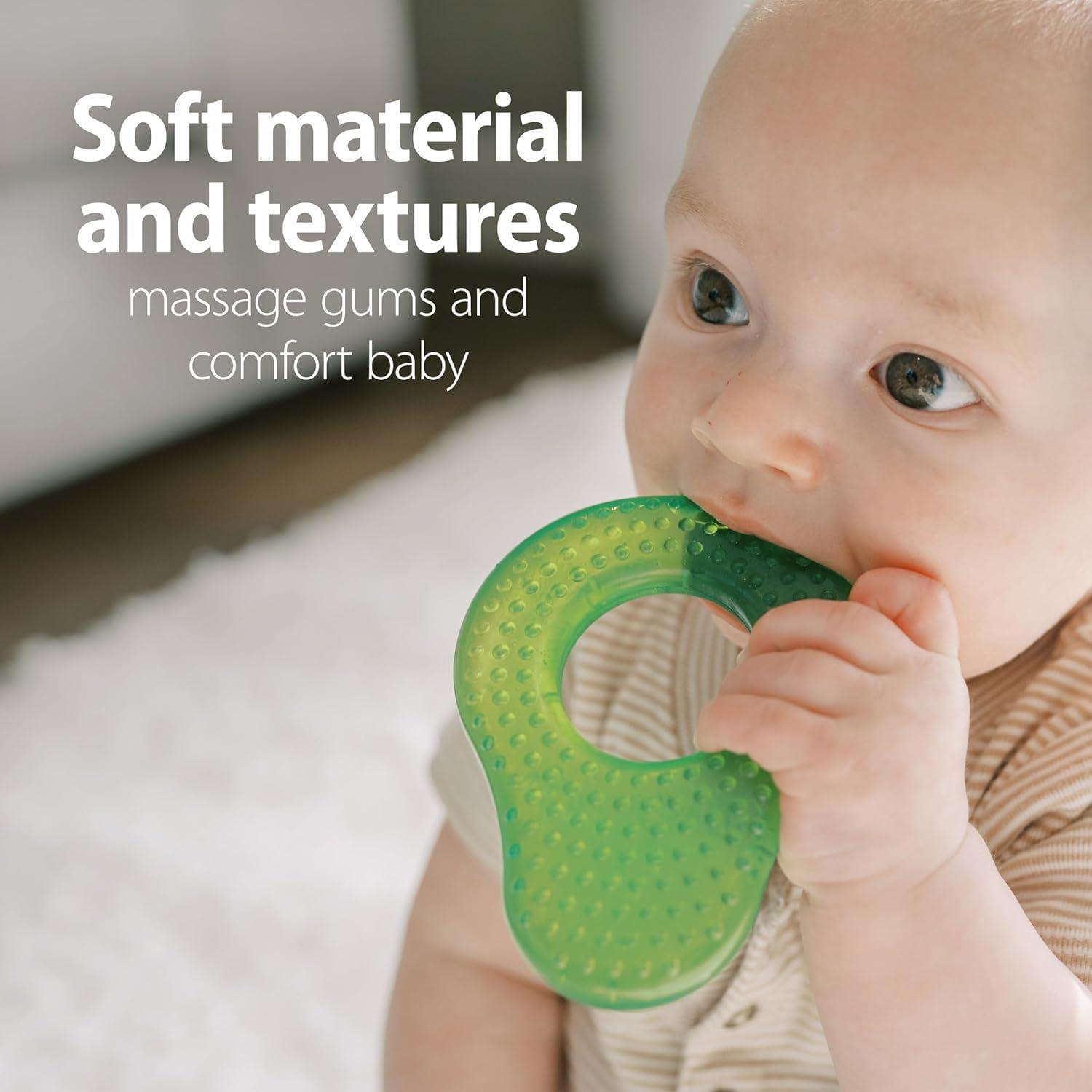 image:imageDr Browns AquaCool WaterFilled Teether Cooling Baby Teether Toy for Sore Gums Green Cactus BPAFree 3m 2PackAvocado Toast