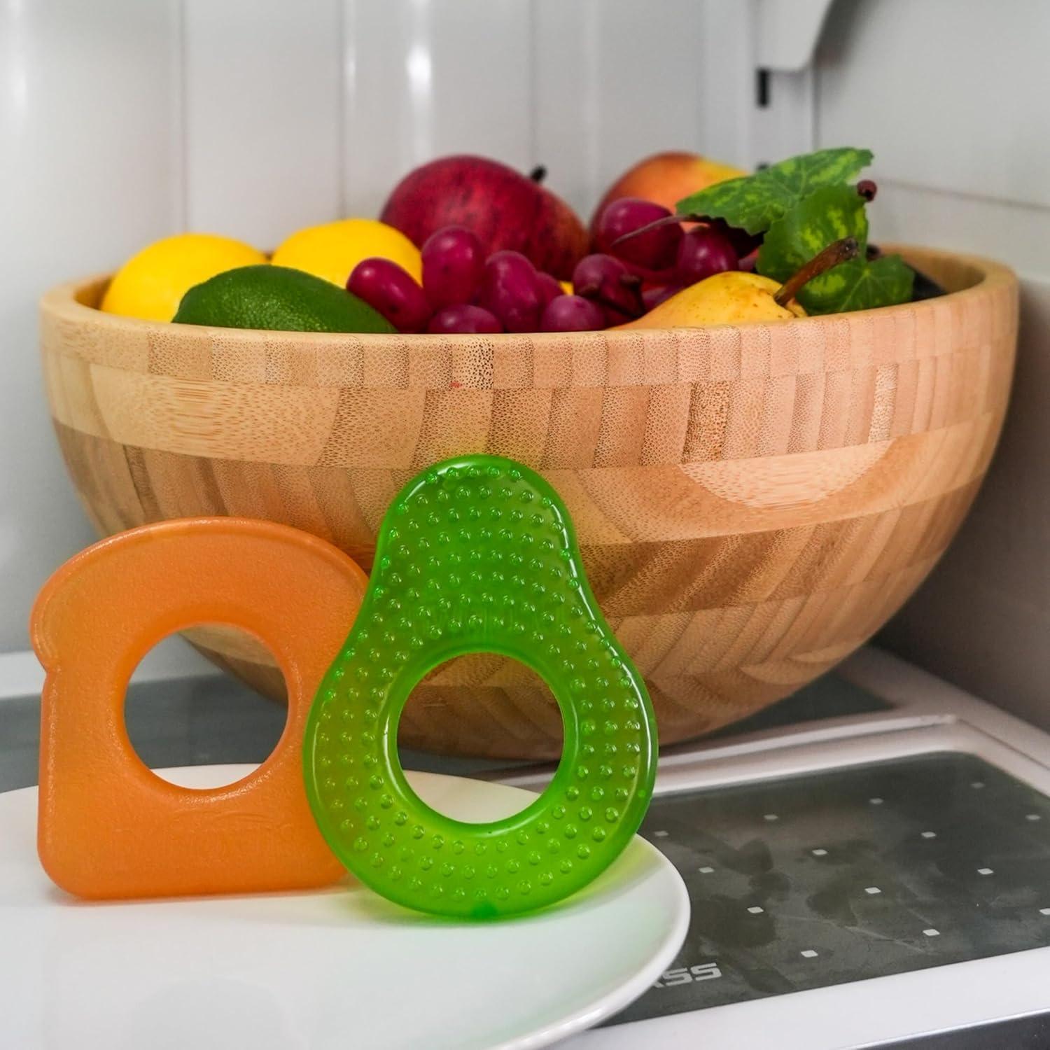 image:imageDr Browns AquaCool WaterFilled Teether Cooling Baby Teether Toy for Sore Gums Green Cactus BPAFree 3m 2PackAvocado Toast
