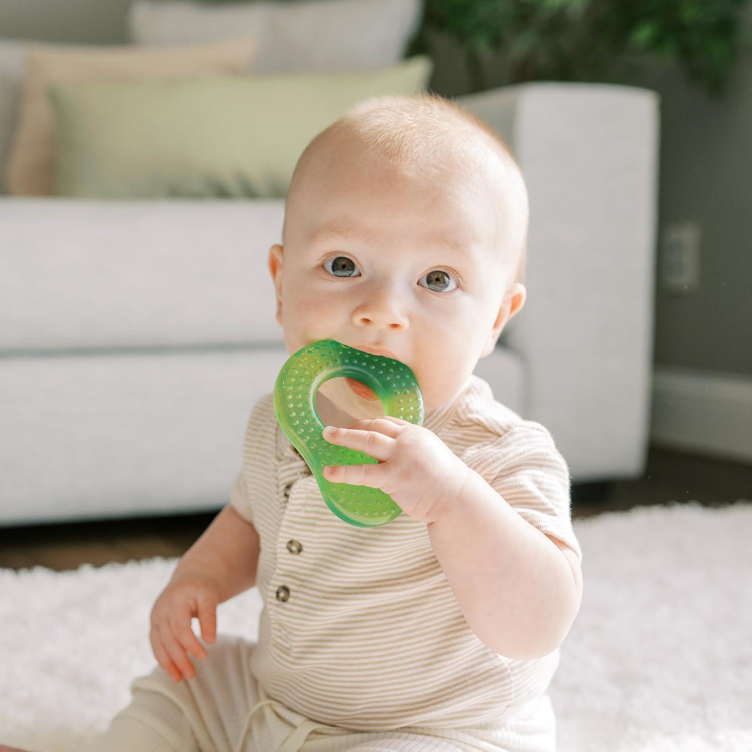image:imageDr Browns AquaCool WaterFilled Teether Cooling Baby Teether Toy for Sore Gums Green Cactus BPAFree 3m 2PackAvocado Toast