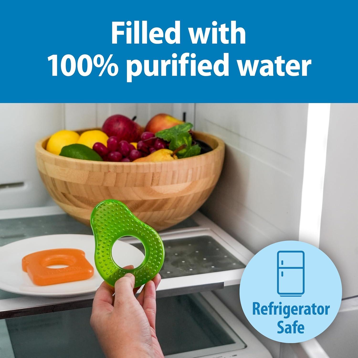 image:imageDr Browns AquaCool WaterFilled Teether Cooling Baby Teether Toy for Sore Gums Green Cactus BPAFree 3m 2PackAvocado Toast