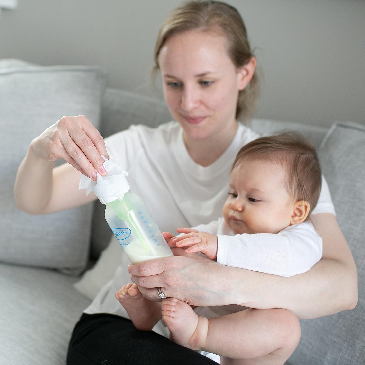 image:imageDr Browns Bottle and Pacifier Healthy Wipes Safely Clean Bottles Baby Items and Feeding Essentials Hypoallergenic 40 count 3Pack Packaging May Vary40 Count Pack of 2
