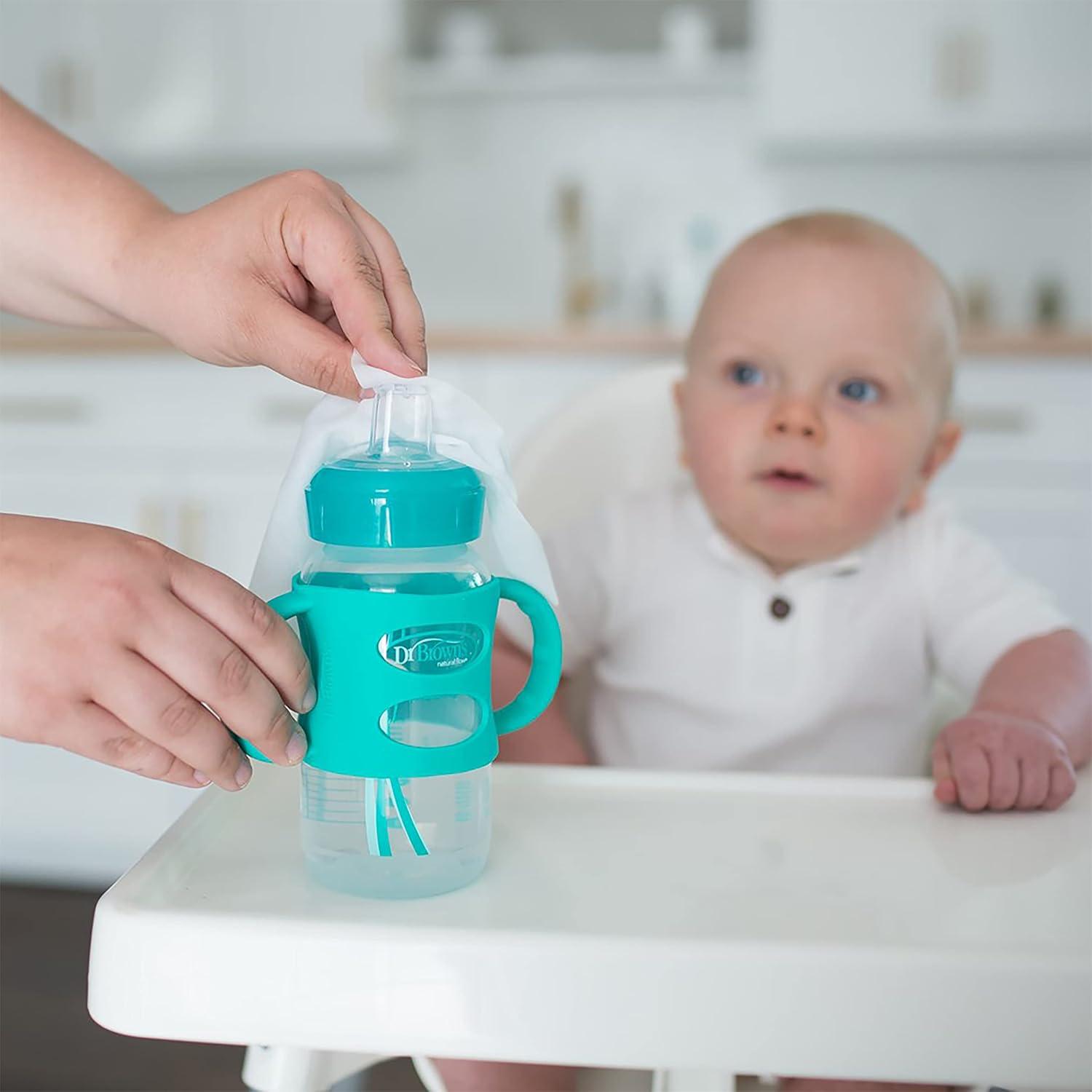 image:imageDr Browns Bottle and Pacifier Healthy Wipes Safely Clean Bottles Baby Items and Feeding Essentials Hypoallergenic 40 count 3Pack Packaging May Vary40 Count Pack of 2