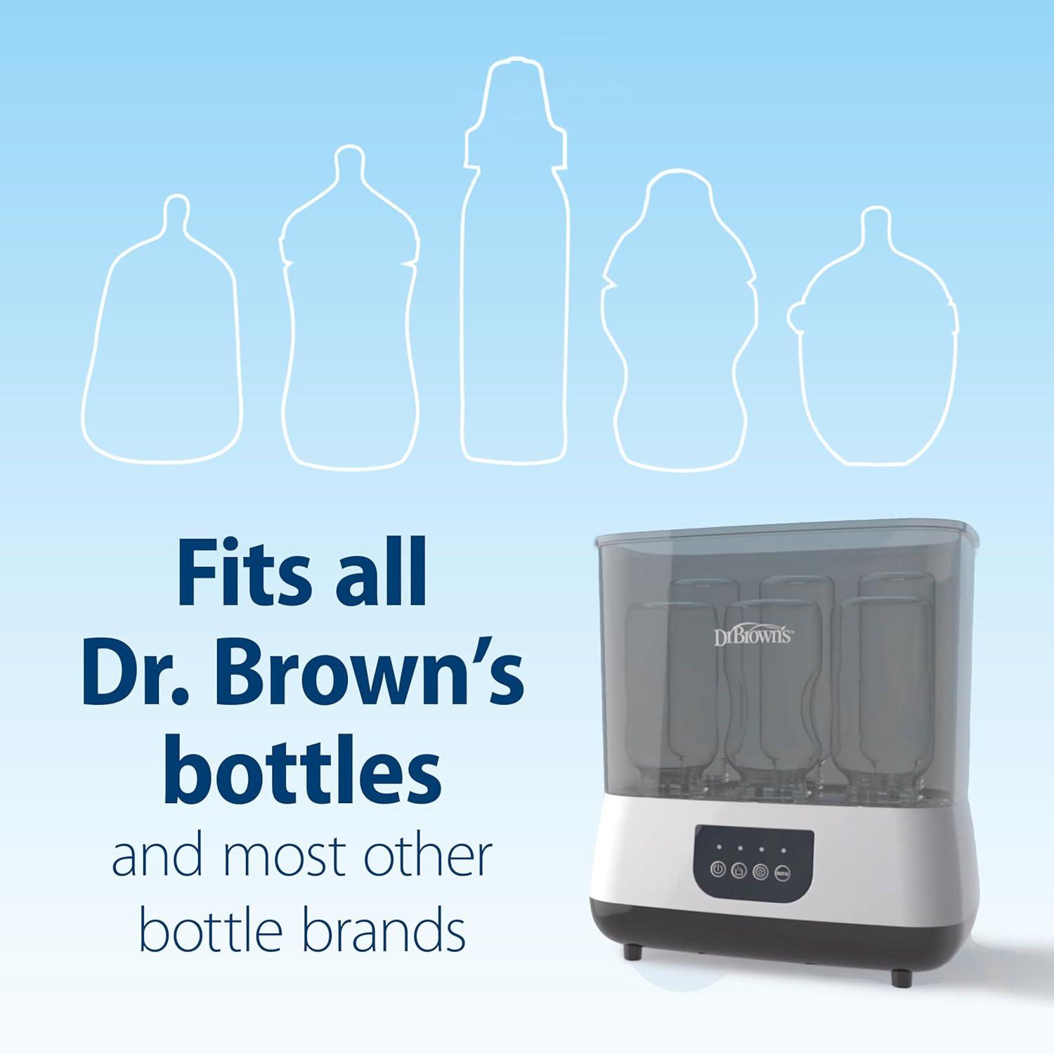 image:imageDr Browns Deluxe Electric Sterilizer for Baby Bottles and Other Baby EssentialsAllinOne Sterilizer and Dryer