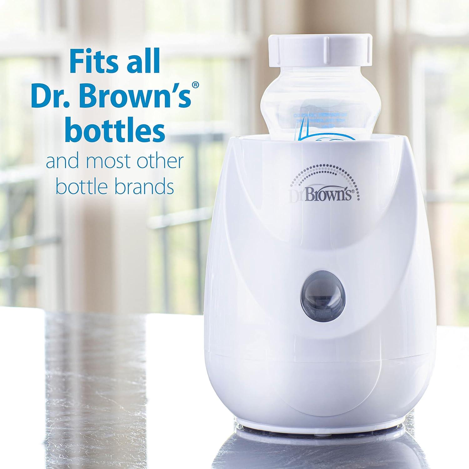 image:imageDr Browns InstaFeed Baby Bottle Warmer and Sterilizer Bundle with AntiColic Options Narrow Glass Baby Bottle 4 oz Level 1 Slow Flow Nipple