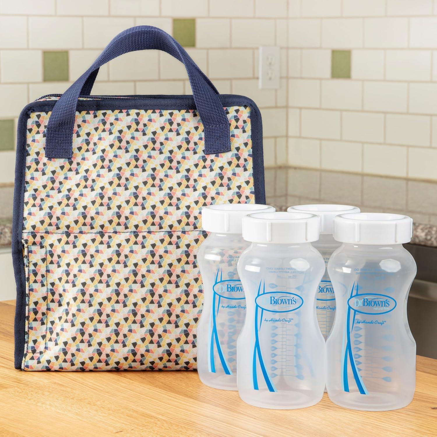 image:imageDr Browns WideNeck StorageTravel Caps for AntiColic Options Baby Bottles fits 9 oz270 mL and 5 oz150mL BPAFree 2Pack
