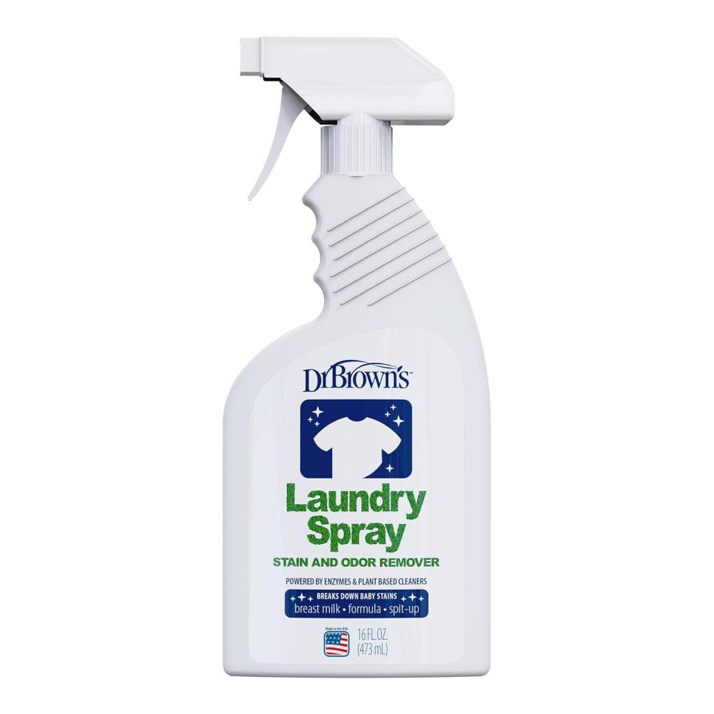 image:imageDr Browns Laundry Spray Stain and Odor Remover for Baby Clothes Hypoallergenic FragranceFree 16 fl oz 1 Pack16 Fl Oz Pack of 1