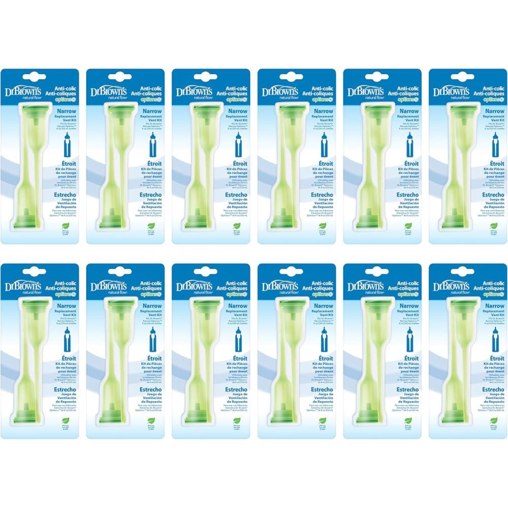 image:imageDr Browns Natural Flow OptionsReplacement Vent Kit Narrow 2 Count Pack of 12 Count Pack of 12