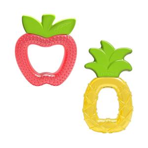 image:imageDr Browns AquaCool WaterFilled Teether Cooling Baby Teether Toy for Sore Gums Green Cactus BPAFree 3m 2PackApple Pineapple