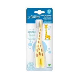 image:imageDr Browns InfanttoToddler Toothbrush Giraffe