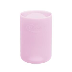 image:imageDr Browns Options Narrow Glass Bottle Sleeve 100 Silicone GlowinTheDark BPAFree 8 oz 2PackPink