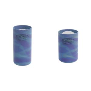 image:imageDr Browns Options Narrow Glass Bottle Sleeve 100 Silicone GlowintheDark BPAFree 4 oz  8 oz 2Pack