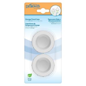 image:imageDr Browns WideNeck StorageTravel Caps for AntiColic Options Baby Bottles fits 9 oz270 mL and 5 oz150mL BPAFree 2Pack