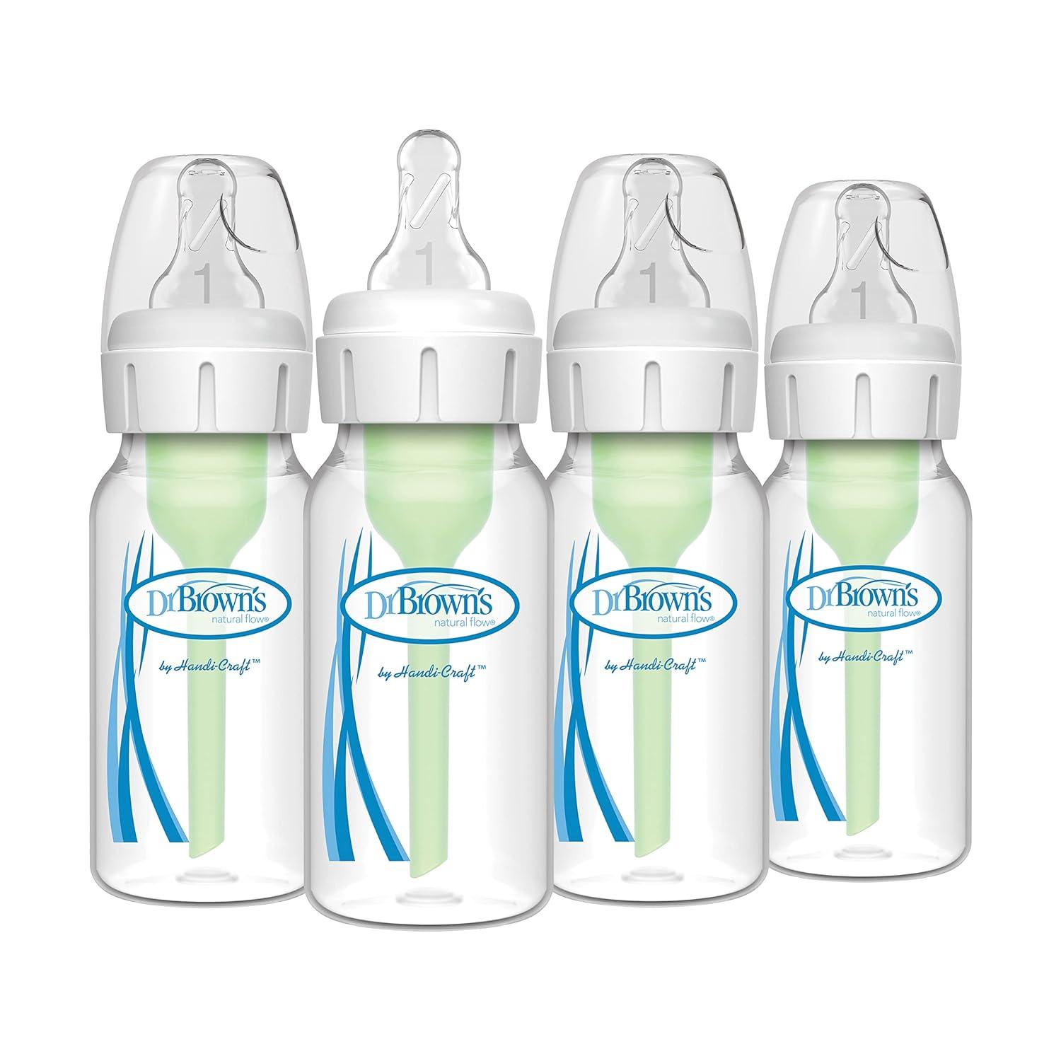 image:imageDr Browns Deluxe Electric Sterilizer for Baby Bottles and Other Baby Essentials amp AntiColic Options Baby Bottles Narrow 4 oz 4pack
