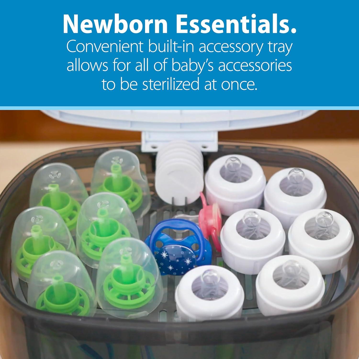 image:imageDr Browns Deluxe Electric Sterilizer for Baby Bottles and Other Baby Essentials amp AntiColic Options Baby Bottles Narrow 4 oz 4pack