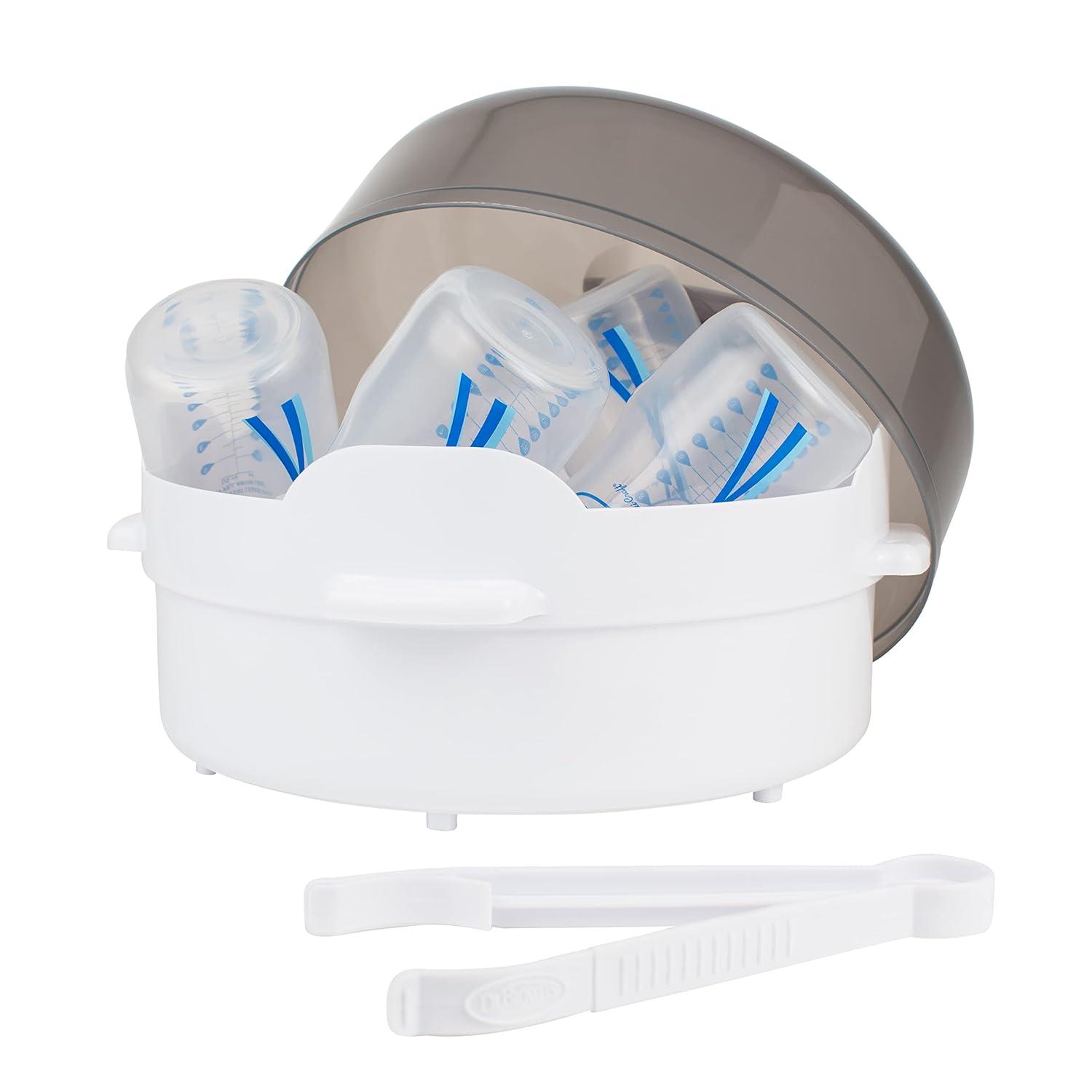 image:imageDr Browns Microwave Steam for Baby Bottles Nipples Bottle Parts Pacifiers Teethers and Breast Pump PartsMicrowave Sterilizer