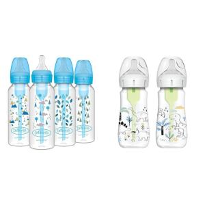 image:imageDr Browns AntiColic Options Narrow 8oz 4Pack and WideNeck Dino Decos 9oz 2Pack Baby Bottles