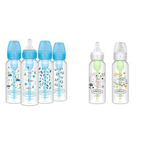image:imageDr Browns AntiColic Options Narrow Baby Bottles 8oz250mL Level 1 Slow Flow Nipples 4 amp 2Pack