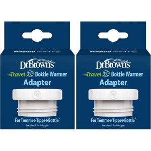 image:imageDr Browns Travel Baby Bottle Warmer Quickly Warms Breast Milk and Water for Formula OnTheGo Portable Rechargeable Cordless with 3 Bottle AdaptersTravel Warmer Bottle Adapter  Tommee Tippee