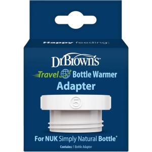 image:imageDr Browns Travel Baby Bottle Warmer Quickly Warms Breast Milk and Water for Formula OnTheGo Portable Rechargeable Cordless with 3 Bottle AdaptersTravel Warmer Bottle Adapter  Nuk