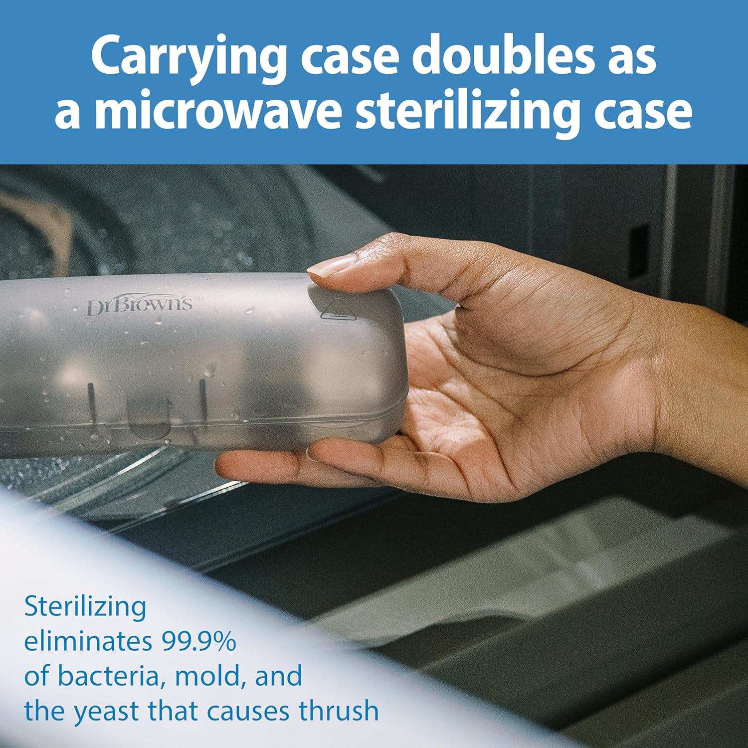 image:imageDr Browns Butterfly Breastfeeding Nipple Shields for Protecting Sore Flat or Inverted Nipples Essential for Latching Difficulties with Microwave Sterilizer Carrying Case 24mm24mm