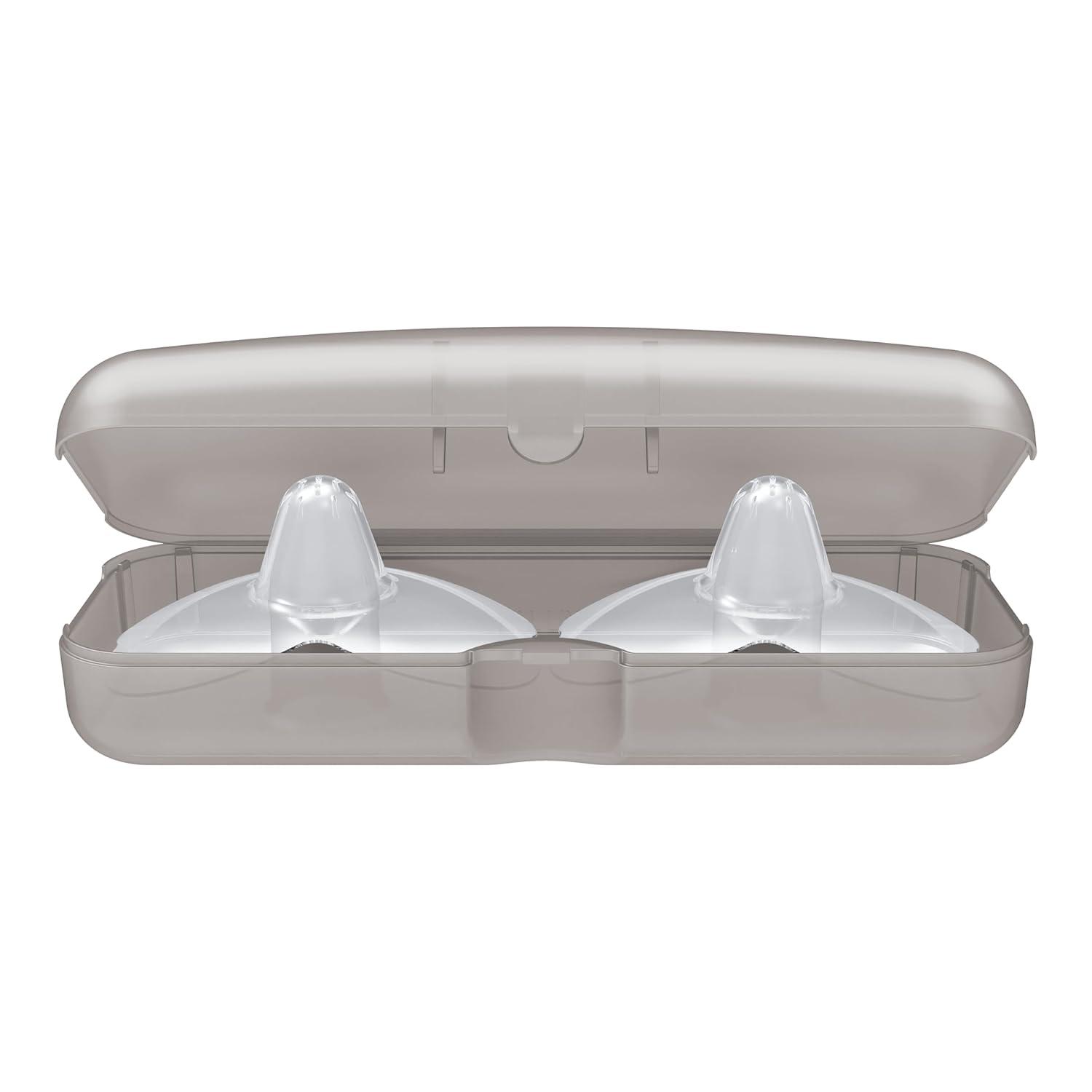 image:imageDr Browns Butterfly Breastfeeding Nipple Shields for Protecting Sore Flat or Inverted Nipples Essential for Latching Difficulties with Microwave Sterilizer Carrying Case 24mm24mm
