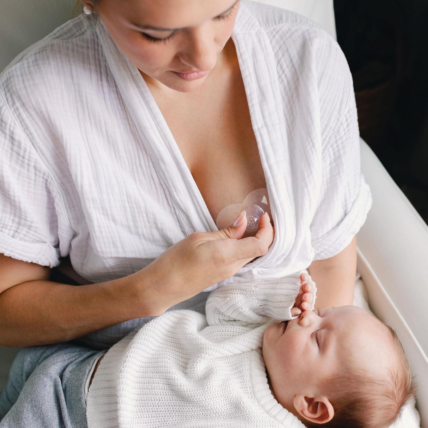 image:imageDr Browns Butterfly Breastfeeding Nipple Shields for Protecting Sore Flat or Inverted Nipples Essential for Latching Difficulties with Microwave Sterilizer Carrying Case 24mmSize 1 20mm