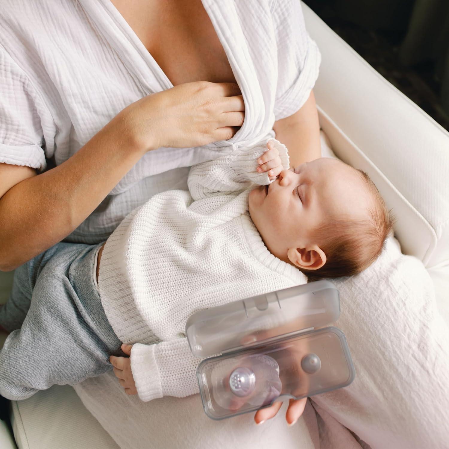image:imageDr Browns Butterfly Breastfeeding Nipple Shields for Protecting Sore Flat or Inverted Nipples Essential for Latching Difficulties with Microwave Sterilizer Carrying Case 24mm24mm