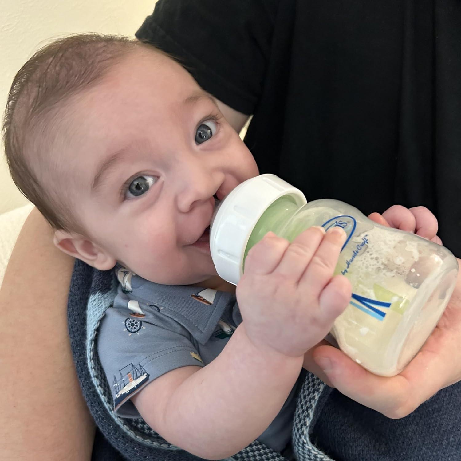 image:imageDr Browns Medical Specialty Feeding System WideNeck Baby Bottles Oral Feeding Solution for Preemies amp Infants with Cleft Lip amp Feeding Challenges 9 oz270 mL 0m 3Pack