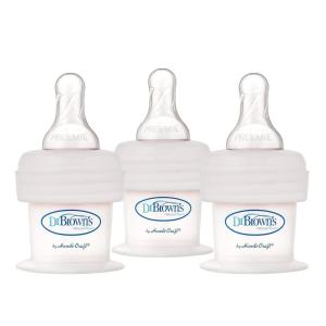 image:imageDr Browns Accufeed 60 Bottle with Preemie Flow and Level T Nipples 2 oz60 mL BPAFree 0m 3CountFirst Feeder  Clear