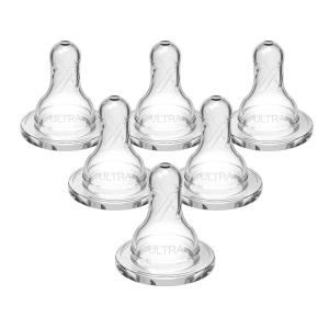 image:imageDr Browns UltraPreemie Narrow Baby Bottle Nipple Specialty Extra Slow Flow Rate 100 Silicone BPA Free 0m 6 Pack