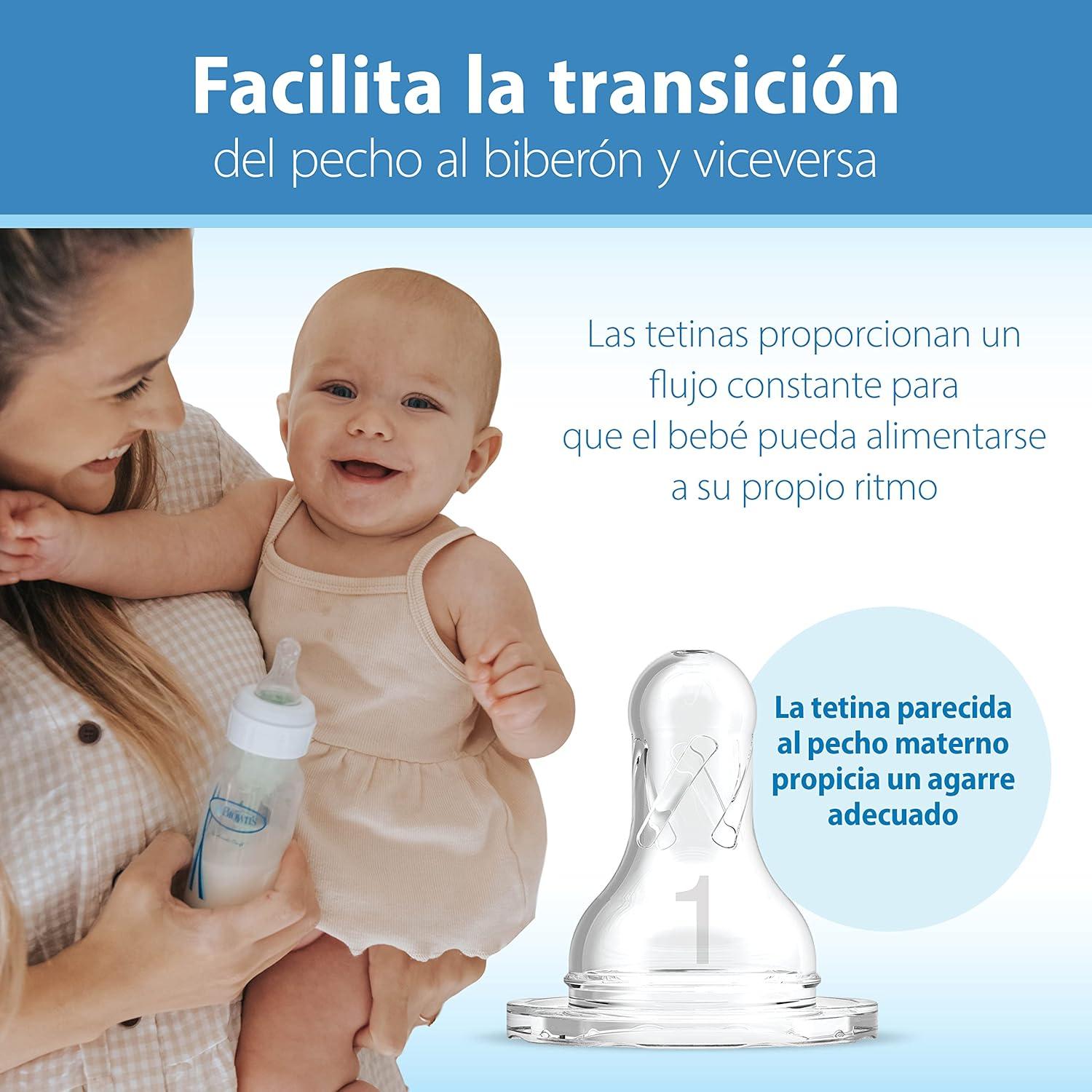 image:imageDr Browns Natural Flow AntiColic Options First Year Feeding Set with Newborn Baby Bottles Soft Spout Transition Cup Bottle Cleaning Brush amp 100 Silicone HappyPaci Pacifier 0m19 Piece First Year Feeding Set