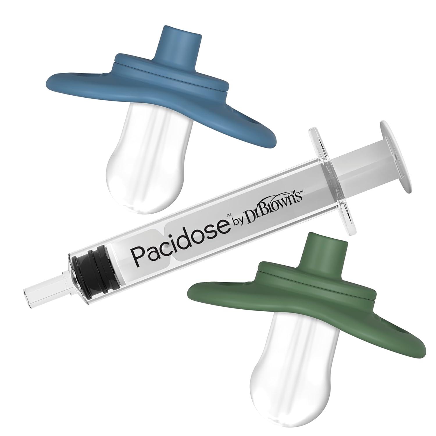 image:imageDr Browns Pacidose Liquid Medicine Dispenser for Babies and Toddlers Oral Syringe and Two Bulb Sizes 06 m and 618 m BPAFree2 Count Pack of 1