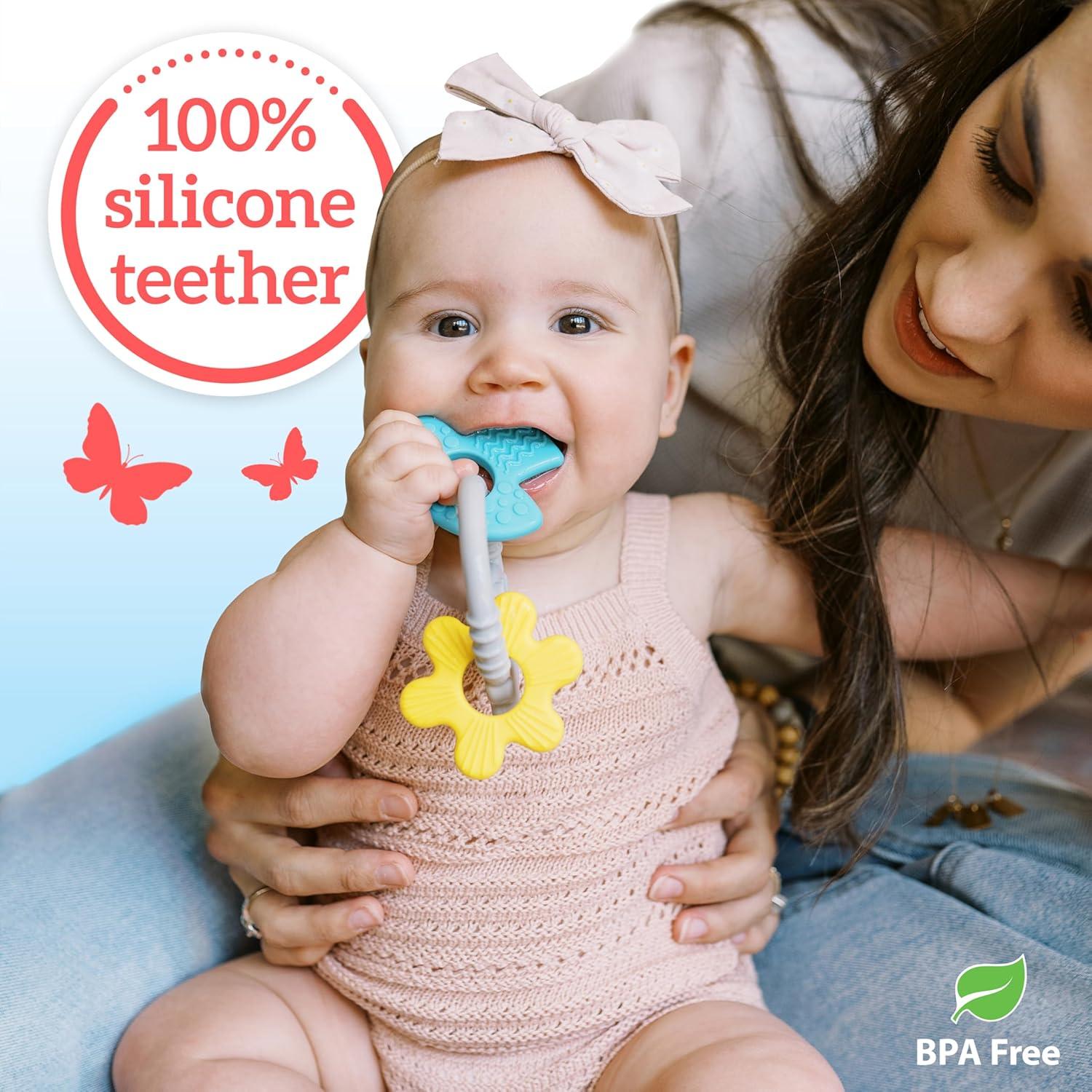 image:imageDr Browns Ridgees Giraffe Massaging Baby Teether Designed by a Pediatric Dentist BPA Free 3mFox Learning Loops