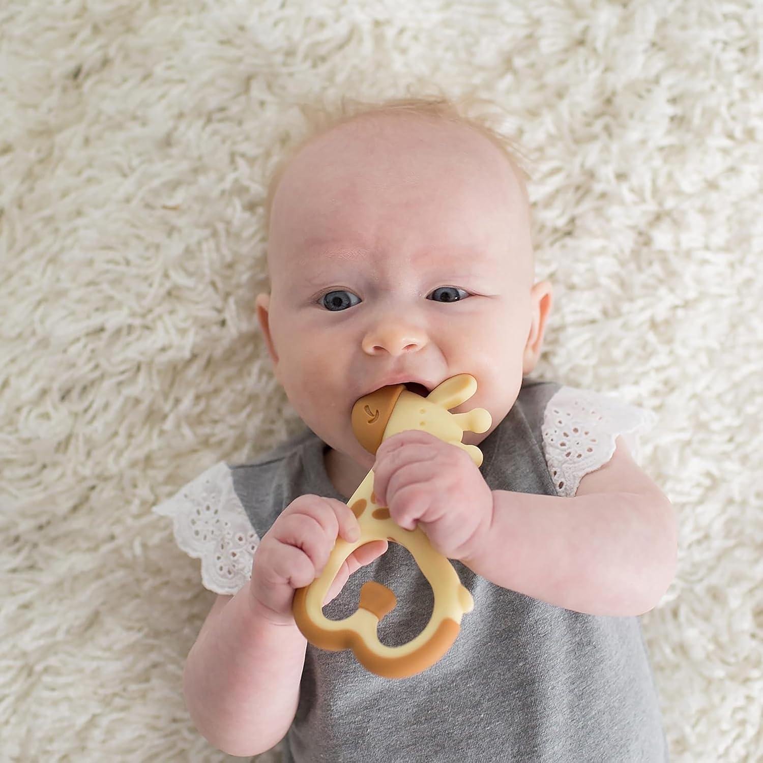 image:imageDr Browns Ridgees Giraffe Massaging Baby Teether Designed by a Pediatric Dentist BPA Free 3mGiraffe Textured Teether Value Pack