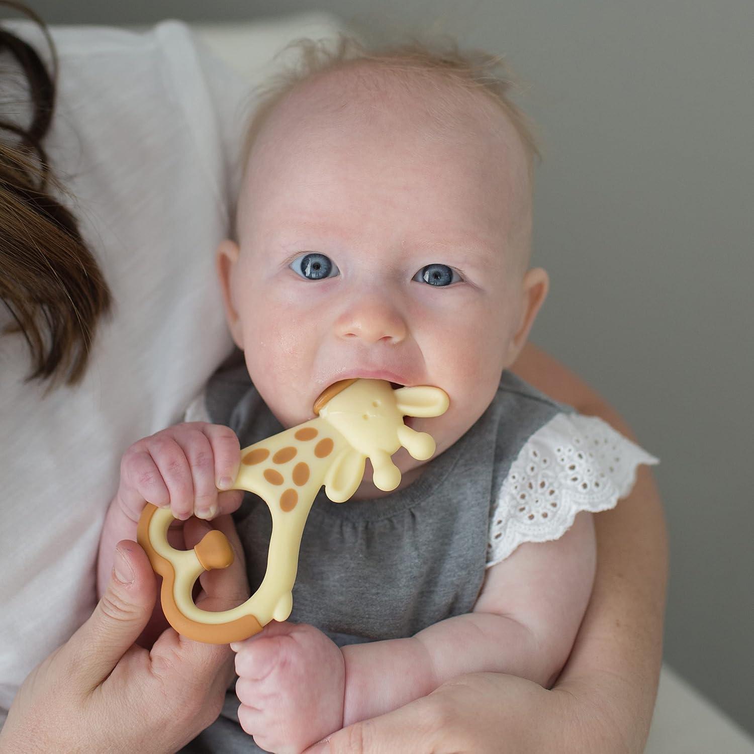 image:imageDr Browns Ridgees Giraffe Massaging Baby Teether Designed by a Pediatric Dentist BPA Free 3mGiraffe Textured Teether