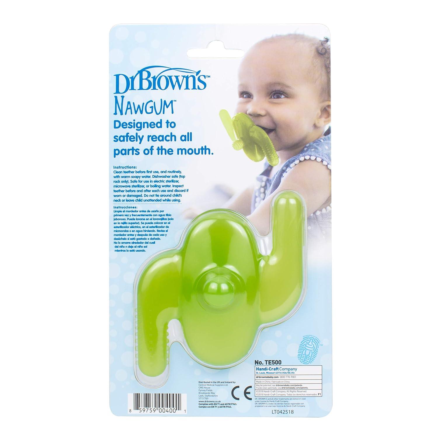 image:imageDr Browns Ridgees Giraffe Massaging Baby Teether Designed by a Pediatric Dentist BPA Free 3mNawgum 3in1