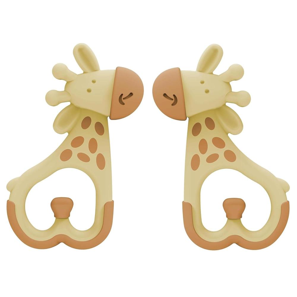 image:imageDr Browns Ridgees Giraffe Massaging Baby Teether Designed by a Pediatric Dentist BPA Free 3mGiraffe Textured Teether Value Pack