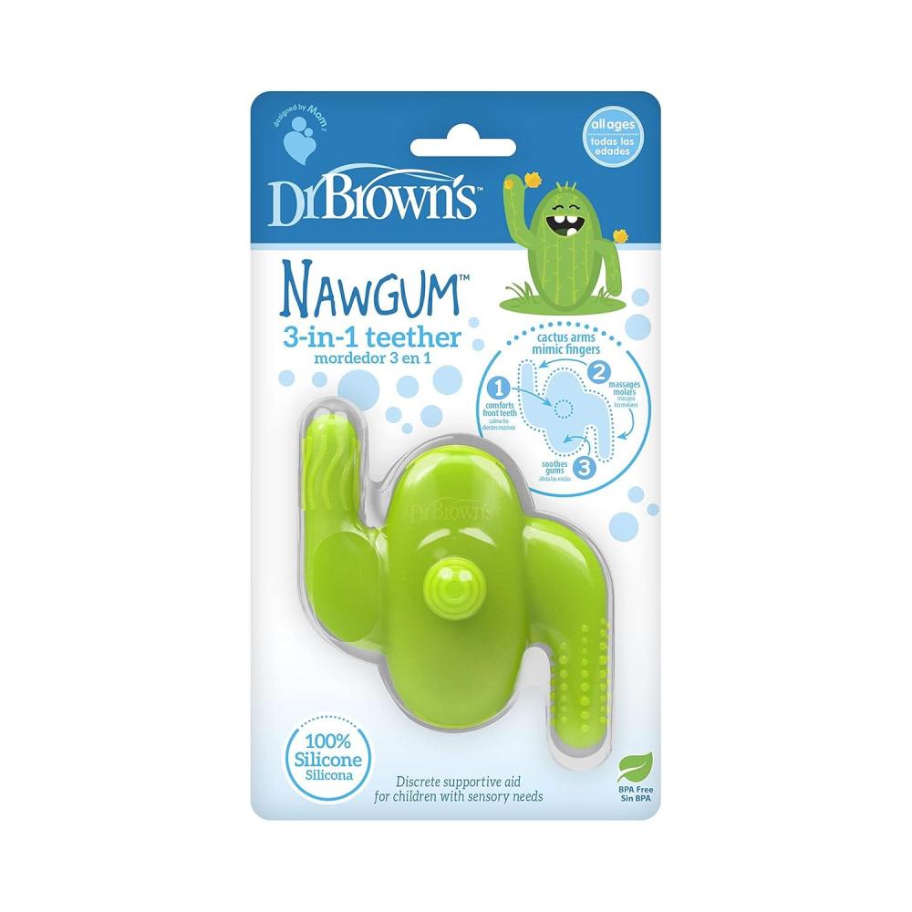 image:imageDr Browns Ridgees Giraffe Massaging Baby Teether Designed by a Pediatric Dentist BPA Free 3mNawgum 3in1