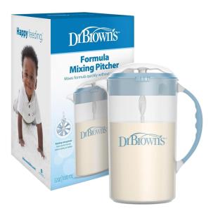 image:imageDr Browns Baby Formula Mixing Pitcher with Adjustable Stopper Locking Lid and No Drip Spout 36 oz BPAFree Blue 1Pack36 Ounces