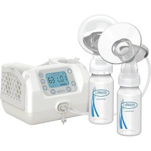 image:imageDr Browns Customflow Hospital Strength Double Electric Breast Pump with Adjustable Settings Includes Breast Milk Collection Bottles Flanges amp Other Pumping EssentialsBreast Pump Gift Set
