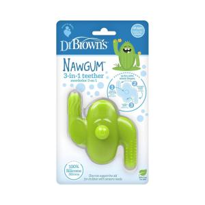 image:imageDr Browns Ridgees Giraffe Massaging Baby Teether Designed by a Pediatric Dentist BPA Free 3mNawgum 3in1