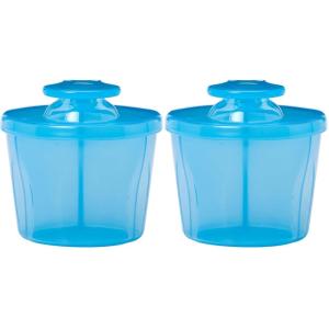 image:imageDr Browns Travel Formula Dispenser with Lid BPA Free  Blue  Holds 27oz1 Count Pack of 2