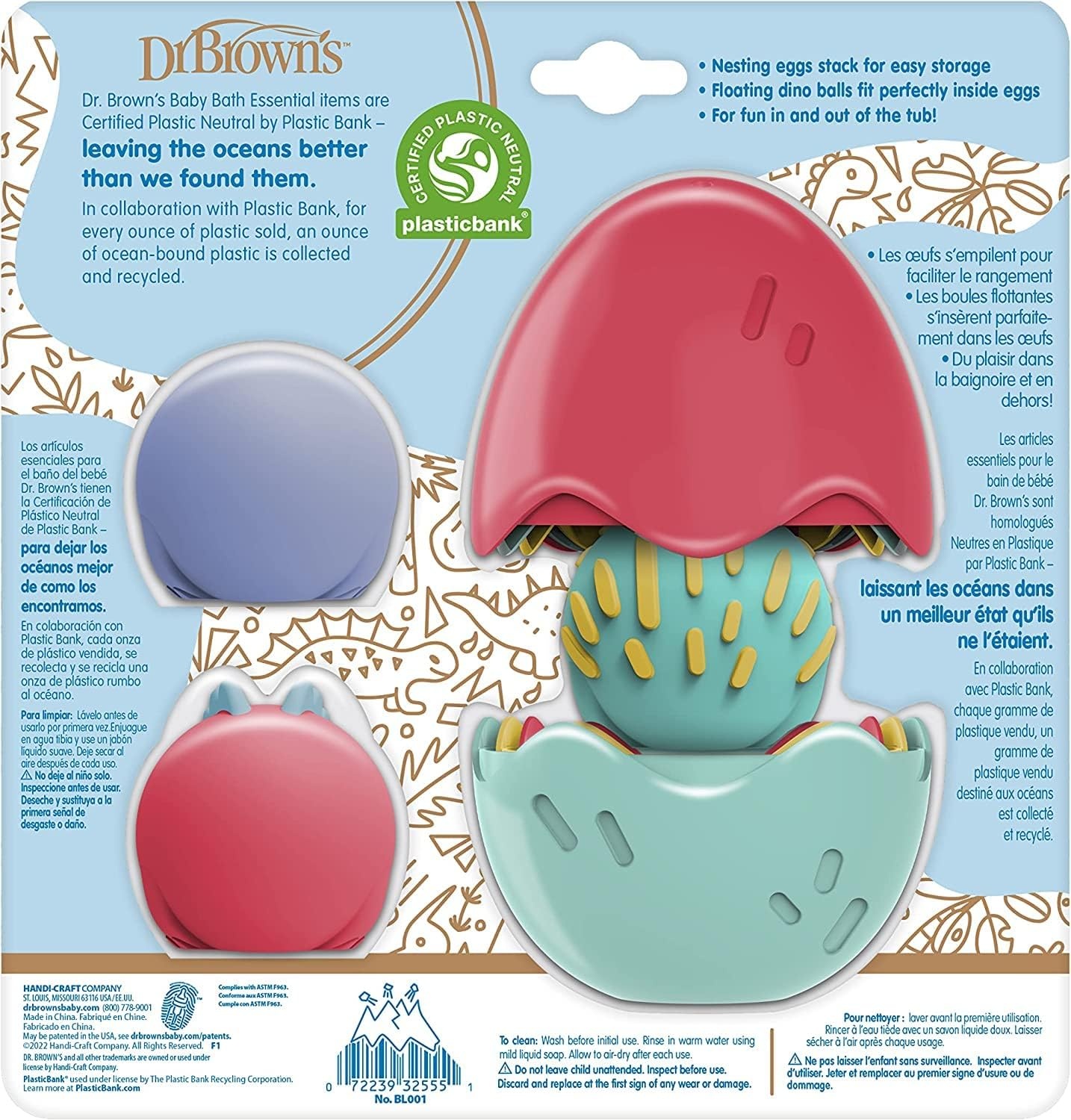image:imageDr Browns Baby and Toddler Toothbrush Green Dinosaur 1Pack 14 Years CleanUp Float amp Hatch Dino Eggs Bath Toy 6m DinoSoft Baby Bath Spout Cover BPA Free Certified Plastic NeutralDinoscoop With Float Hatch Dino Eggs