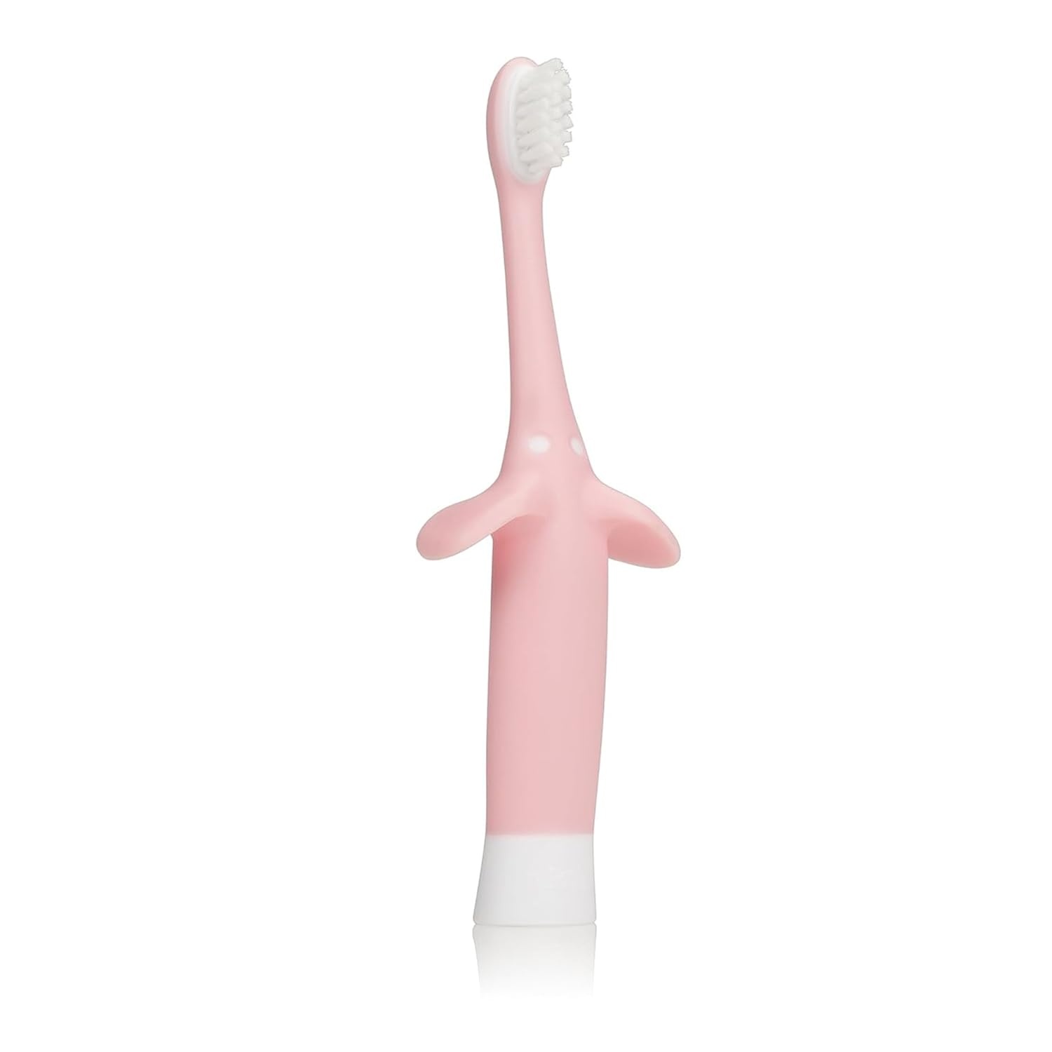 image:imageDr Browns InfanttoToddler Training Toothbrush Soft for Babys First Teeth Pink Elephant 03 Years and Tooth and Gum Wipes 30 Count