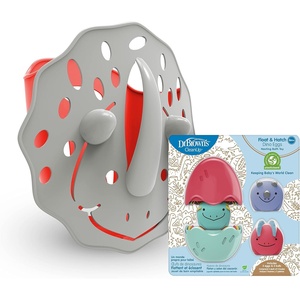 image:imageDr Browns Baby and Toddler Toothbrush Green Dinosaur 1Pack 14 Years CleanUp Float amp Hatch Dino Eggs Bath Toy 6m DinoSoft Baby Bath Spout Cover BPA Free Certified Plastic NeutralDinoscoop With Float  Hatch Dino Eggs