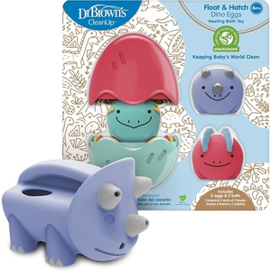 image:imageDr Browns Baby and Toddler Toothbrush Green Dinosaur 1Pack 14 Years CleanUp Float amp Hatch Dino Eggs Bath Toy 6m DinoSoft Baby Bath Spout Cover BPA Free Certified Plastic NeutralDino Hatch Eggs With Pour  Roar Watering Can