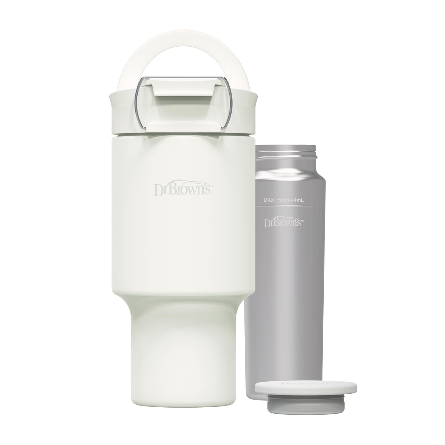 image:imageDr Browns Breast Milk and Formula Chiller Portable Insulated Storage for Breast Pumping and Bottle Feeding 20 oz590 mL Capacity Arctic White BPAFree 1PackArctic White